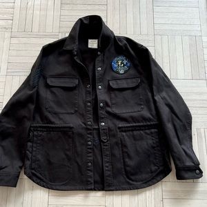 Zadig & Voltaire Rive Gauche Men’s Black Army Jacket. S. New w/o Tag